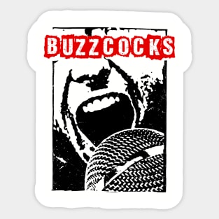buzcoocks ll rock and scream Sticker